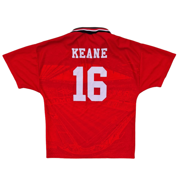 Back of 1995/95 Manchester United Shirt with Roy Keane Name set