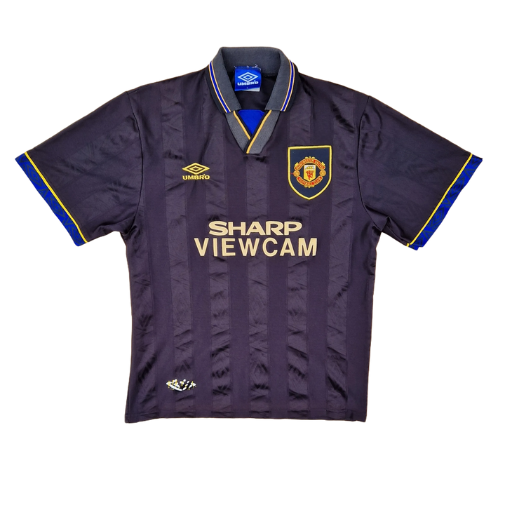 Front of classic 1993/95 Manchester United Away Shirt jersey