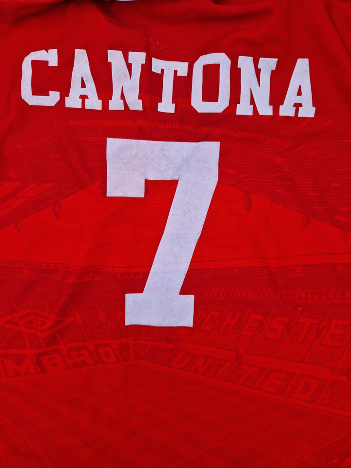 Cantona name on 1994/96 Manchester United Shirt