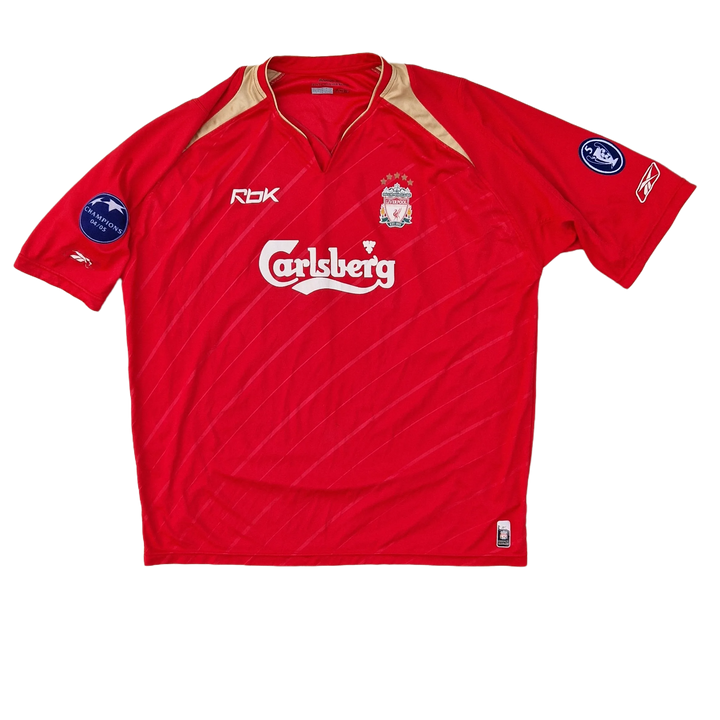 Front of 2005/06 Liverpool Champions League Jersey