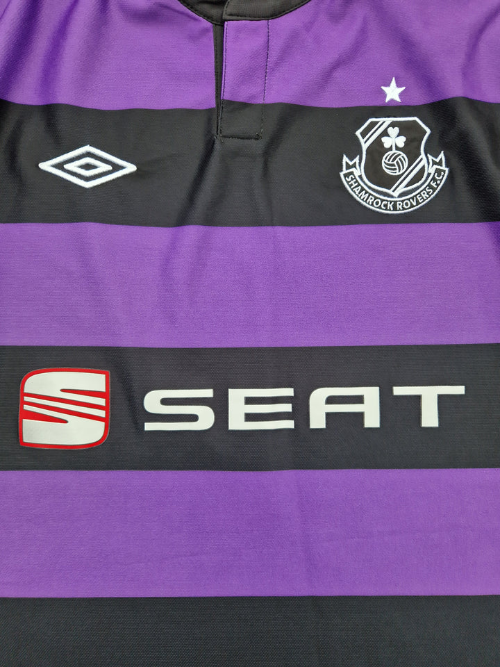 SEAT sponsor on 2012/2013 Shamrock Rovers Away Jersey