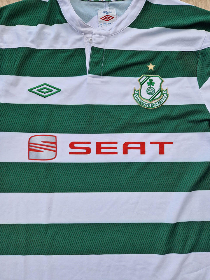 SEAT sponsor on 2012/13 Shamrock Rovers Jersey 