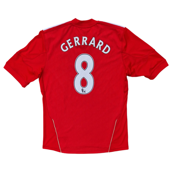 Back of 2010/12 Liverpool Shirt with Gerrard nameset