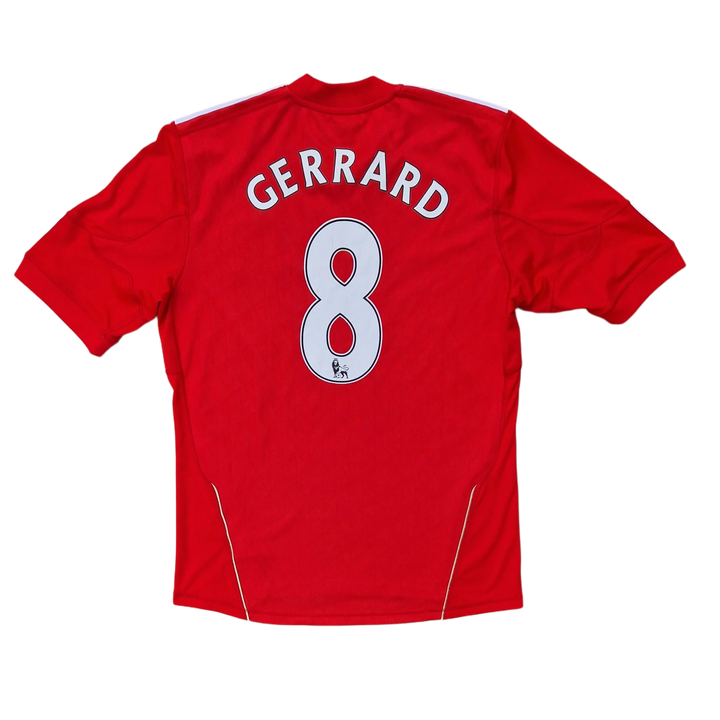 Back of 2010/12 Liverpool Shirt with Gerrard nameset