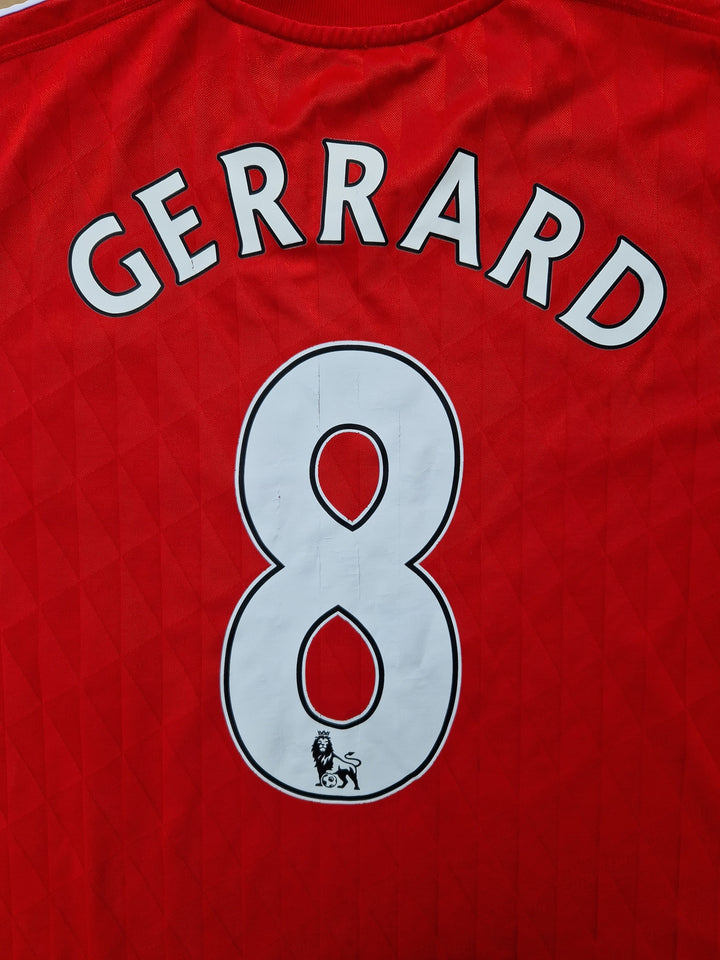 Gerrard name set on 2010/12 Liverpool Shirt