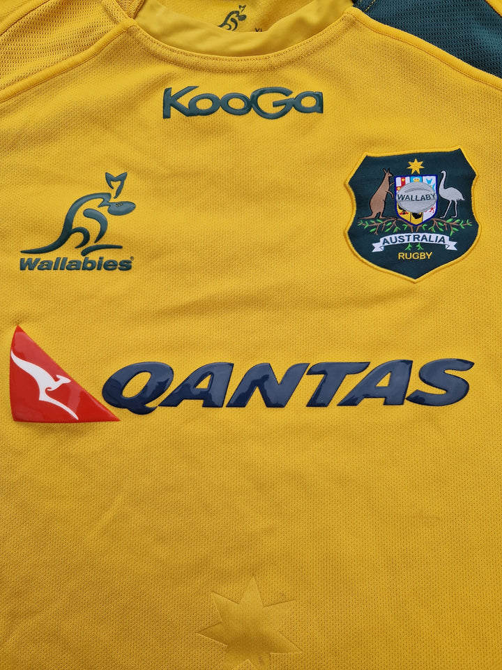 Sponsor on 2013 Australia Rugby Jersey