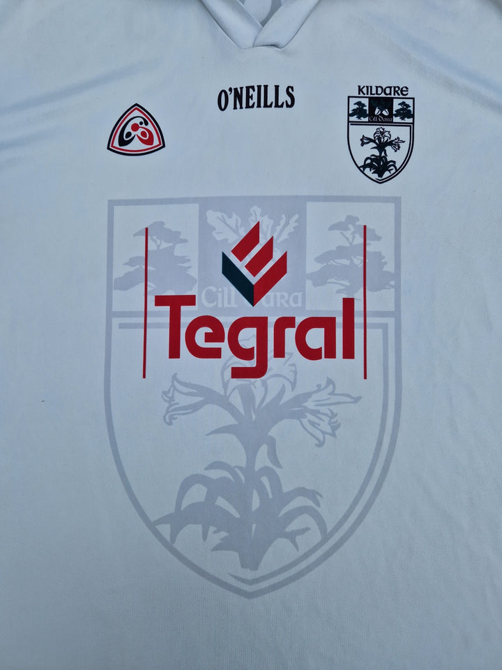 Tegral sponsor on 2003/06 Kildare Jersey 