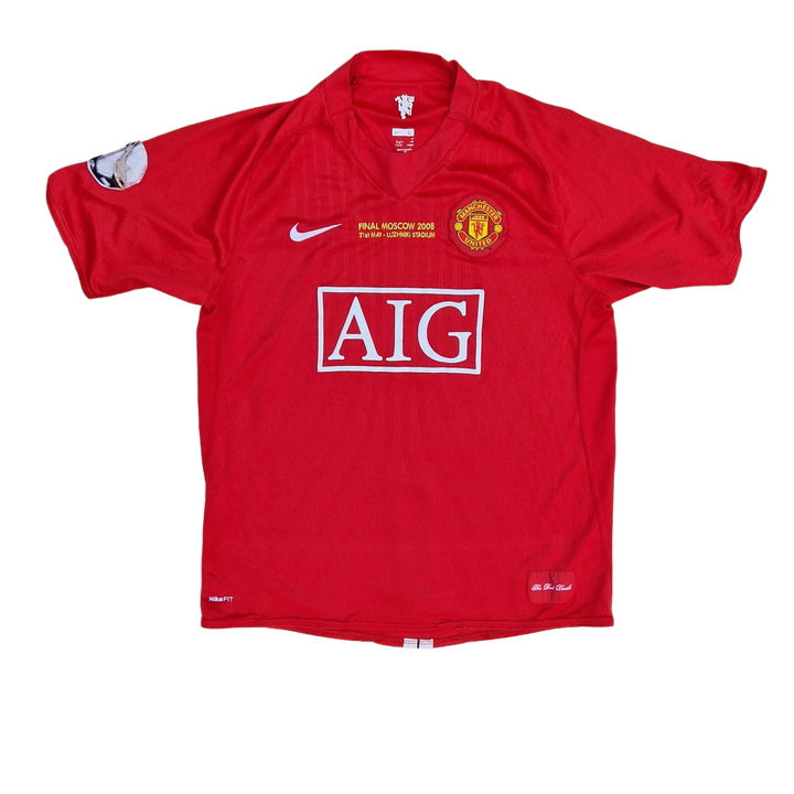 Front of 2007/09 Manchester United Champions League Shirt