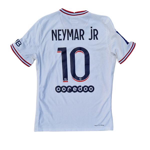 Back of 2021/22 PSG Fourth Shirt with Neymar name set
