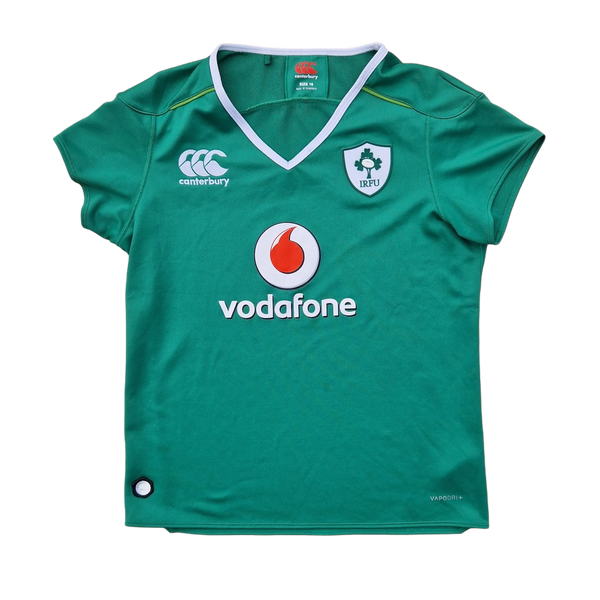 Front of 2016 Women's Ireland Rugby Jersey 