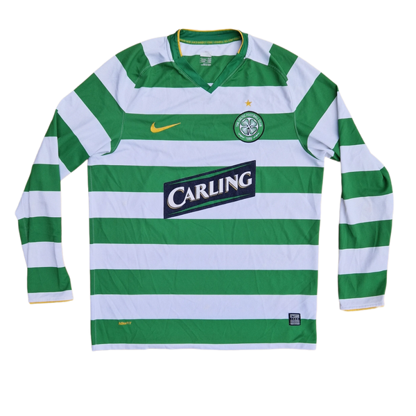 Front of long sleeve 2008/10 Celtic Shirt