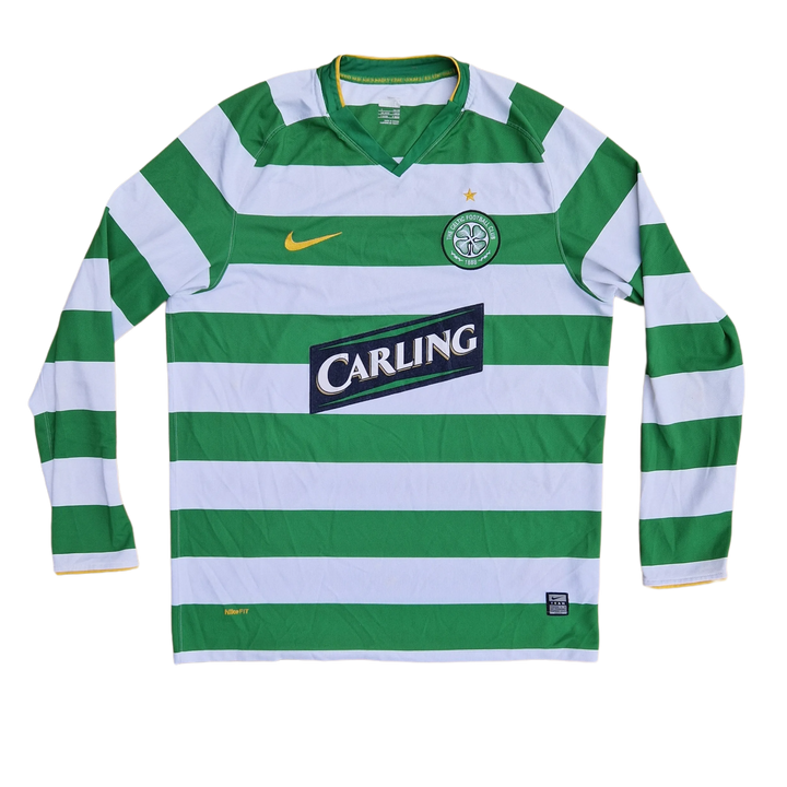 Front of long sleeve 2008/10 Celtic Shirt