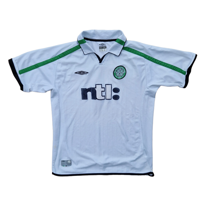 Front of classic 2001/02 Celtic Away Shirt