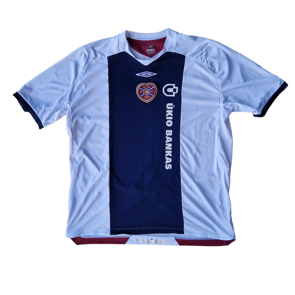 Front of 2008/09 Hearts Away Shirt