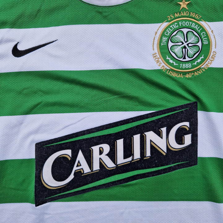 Carling sponsor on 2007/08 Celtic Shirt