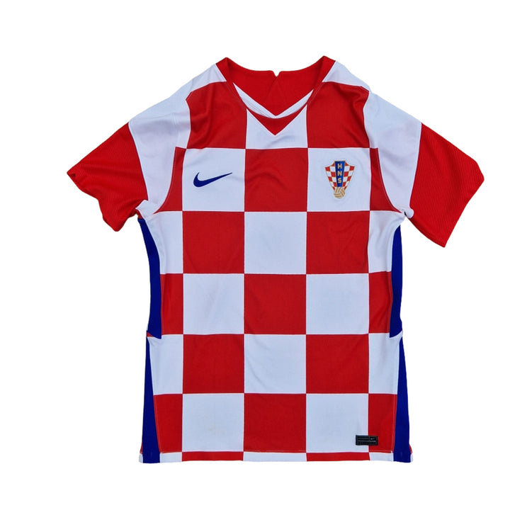front of 2020 Croatia football jersey