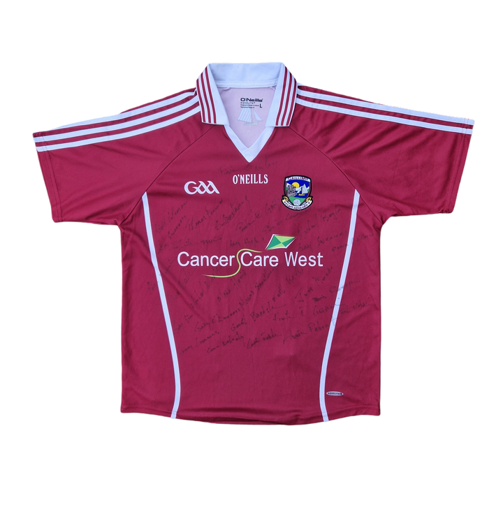 Front of Signed 2011/12 Galway Football Jersey