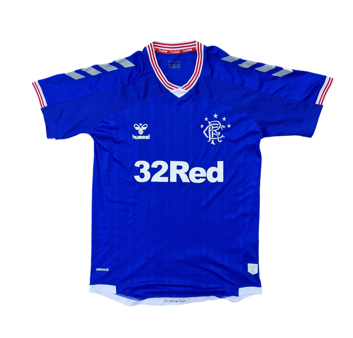 Front of 2019/20 Rangers Shirt