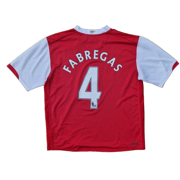 Back of 2006/07 Arsenal Shirt with Fabergas name set