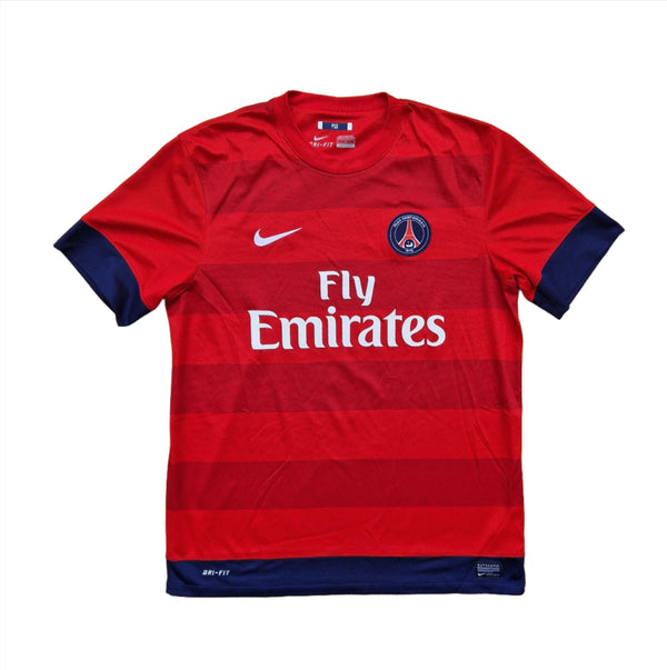 Front of red 2012/13 PSG away jersey