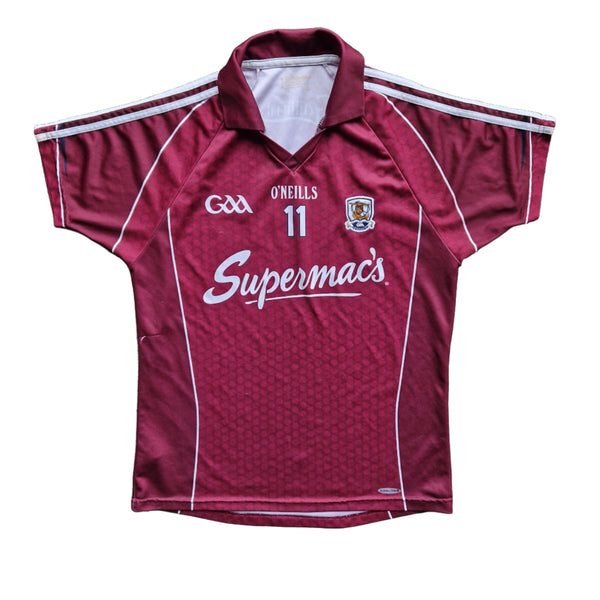 Front of tight fit numbered 2013 Galway Hurling Jersey