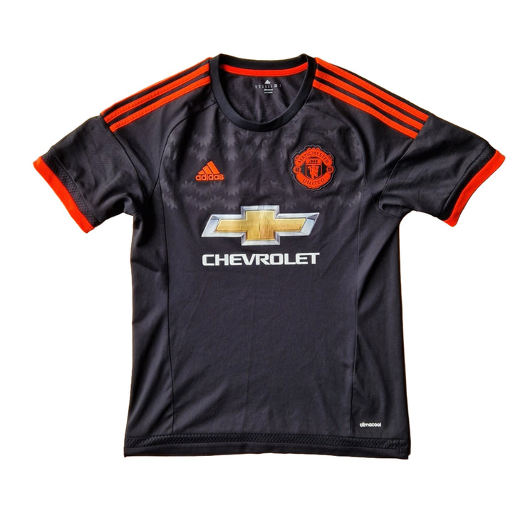 front of 2015/16 Manchester United Away Shirt 