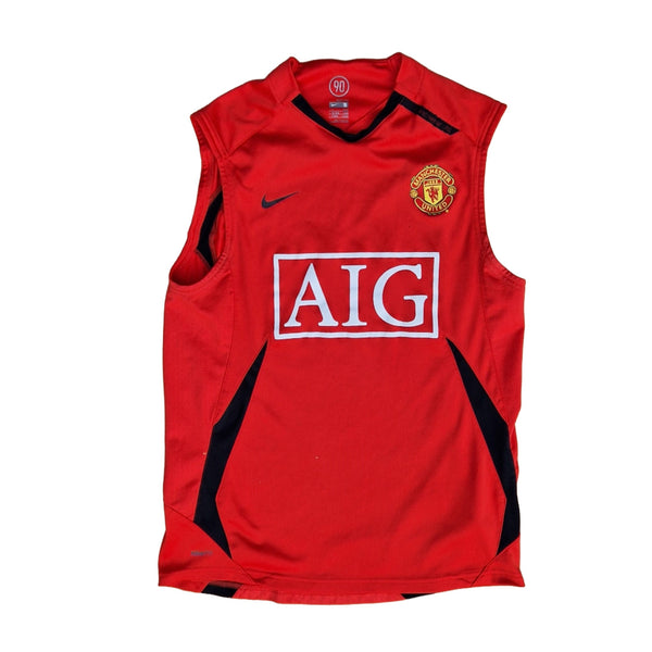 2009 Man Utd Sleeveless Training Top (Excellent) S