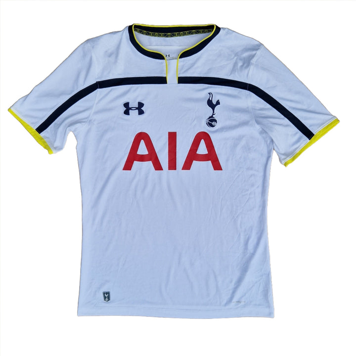 front of 2014/15 Spurs jersey