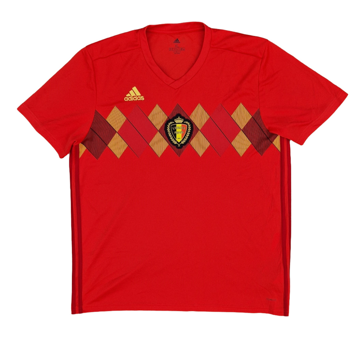 Front of 2018 Belgium football shirt