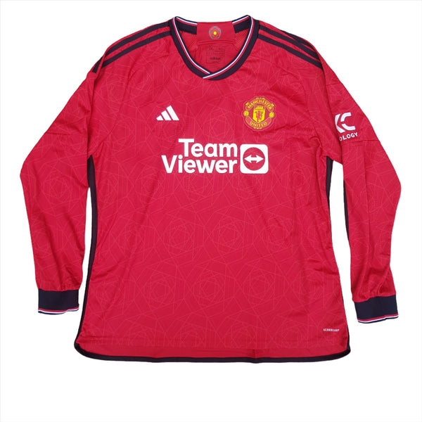Front of 2023/24 long sleeve Manchester United Shirt