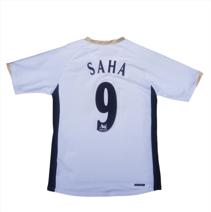 Rear of 2006/08 Manchester United away shirt, Saha 9.