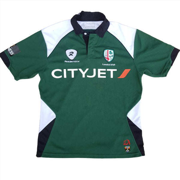 Front of 2009/10 London Irish Home Shirt