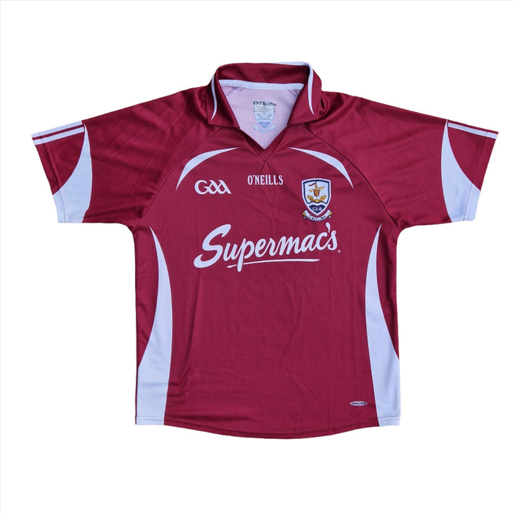 Front of 2012 Galway hurling jersey