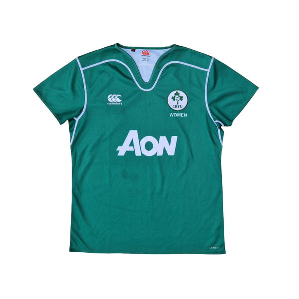 Front of Ireland Women's Rugby Home Jersey