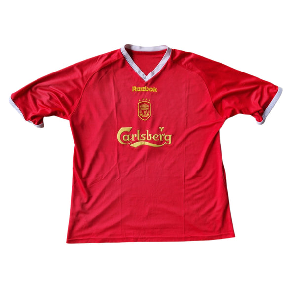 Front of 2001/02 Liverpool Home Shirt