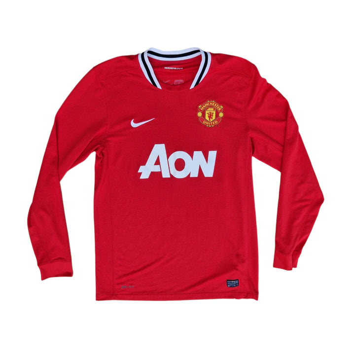 Front of long sleeve 2011/12 Manchester United Home Shirt