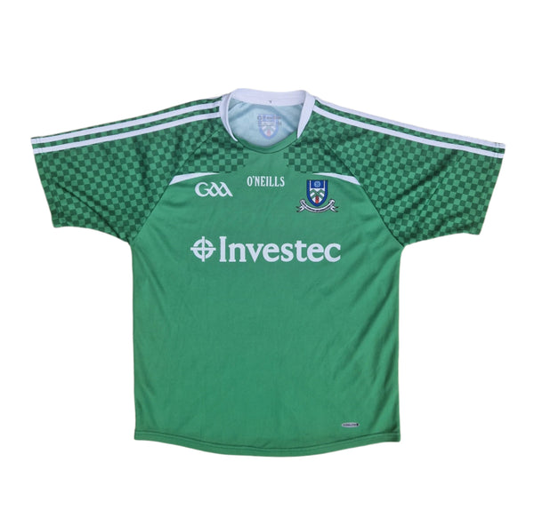 Front of green Monaghan GAA Football jersey