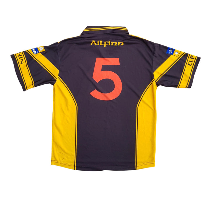 Back of vintage player issue Elphin GAA jersey