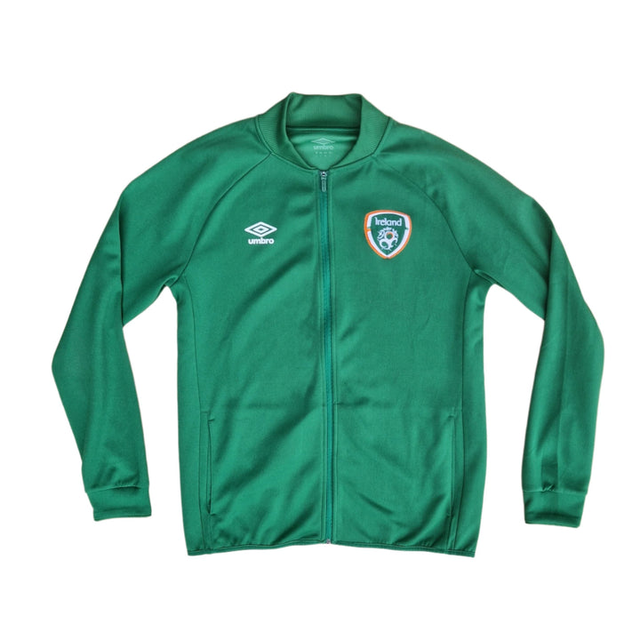 Front of Irish soccer presentation jacket