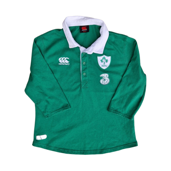 Front of ladies Irish rugby jersey