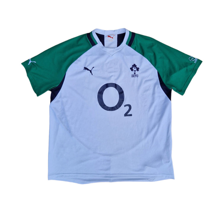 Front of Puma Irish Rugby Training jersey