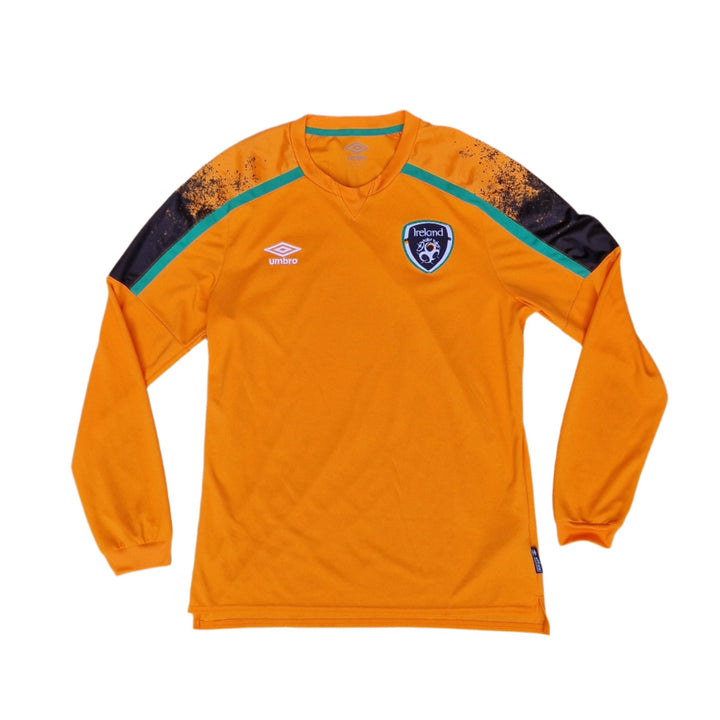 Long sleeve orange 2022 Irish soccer jersey