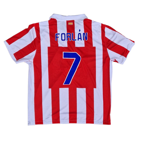 Back of atletico madrid jersey with Forlan name set