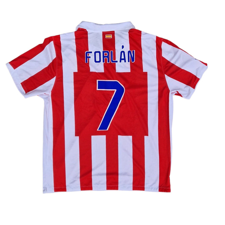 Back of atletico madrid jersey with Forlan name set