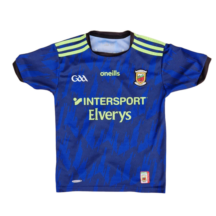 Front of blue Mayo GAA jersey