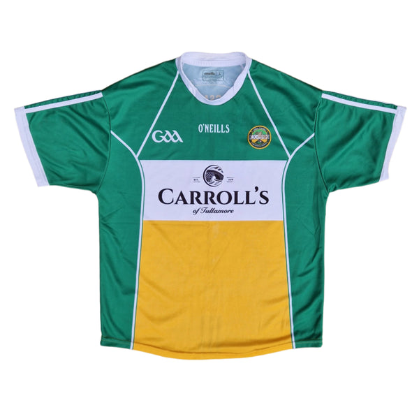 Front of 2018 Offaly Hurling jersey