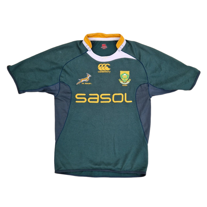 Front of 2009 2010 South Africa rugby jersey