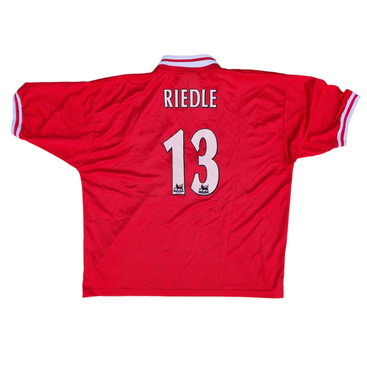 Back of 1997 liverpool jersey with karl heinz riedle nameset