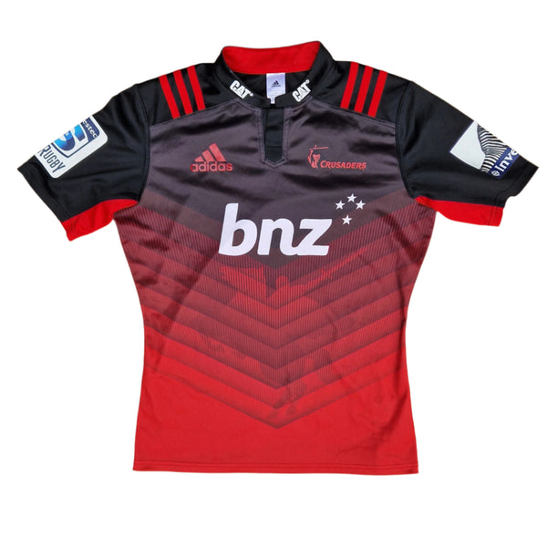 Front of 2016 Crusaders rugby jersey