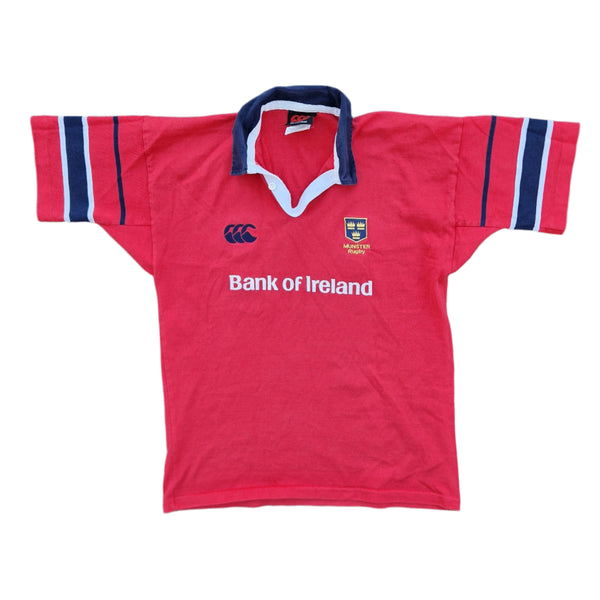 Front of 1999 Munster rugby jersey